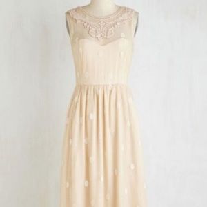 NWT ModCloth Polkadot Ethereal Girl Dress